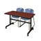 Kobe Rectangle FlipTop Table, 48" W, 29" H, Laminate Top, Cherry MKFT4830CH44BE - alternate 1